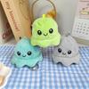Creative Flip Face Change Octopus Small Pendant Doll Plush Toy Schoolbag Buckle Cute Couple Hanging Decoration