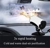12В Электрический Автомобильный Воздухонагреватель Многоразовый Портативный Автомобильный Отопитель Охлаждающий Вентилятор 360° Вращающийся Автомобильный Салон Обогреватель Ветрового Стекла Размораживатель Запотевателя Быстрый Нагрев