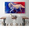 Home Decor European Oil Painting Wall Pictures for Living Room White Horse On Canvas Wall Art Picture Modern Wall Painting