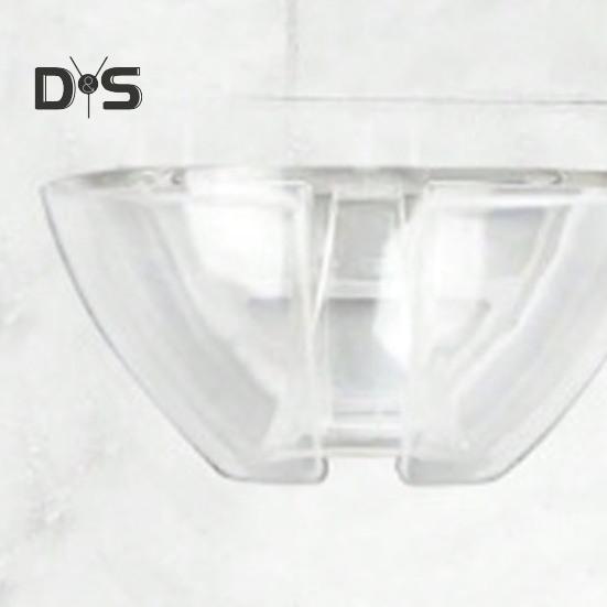 Настенный держатель для бокалов для вина, простой в использовании, защищенный от разливов дизайн, бесследный клей, стильный органайзер для ванной комнаты для чашек с красным вином