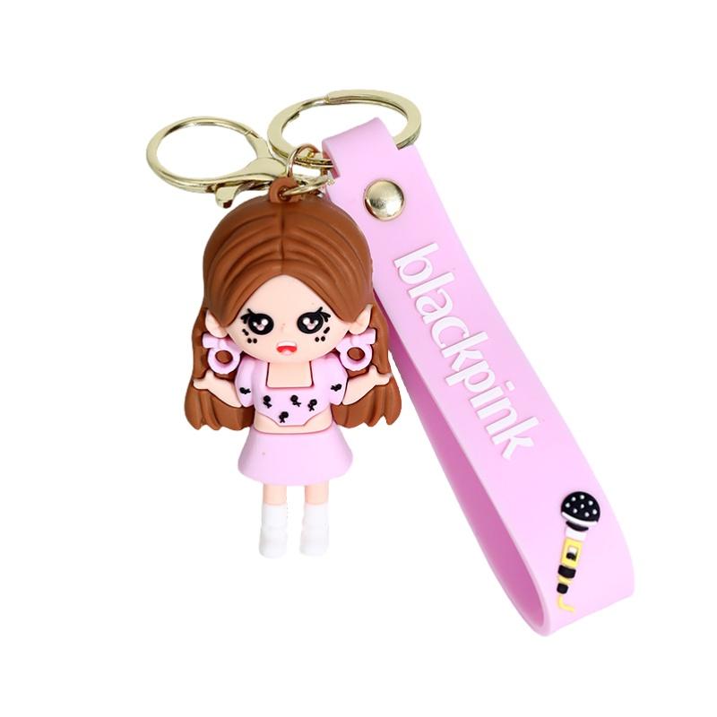 Новый силиконовый брелок Blackpink Милый брелок для сумки пары Автомобильный аксессуар