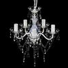 VidaXL Chandelier In Transparent Crystal Ceiling Lamp Luminaire Living Room Bedroom 240309