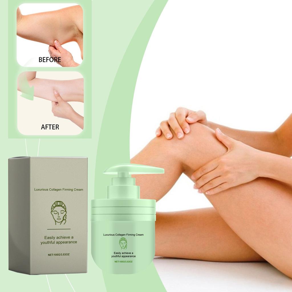 Укрепляющий увлажняющий крем с коллагеном питает тело и придает коже сияние благодаря увлажняющему и питательному крему для ухода за кожей
