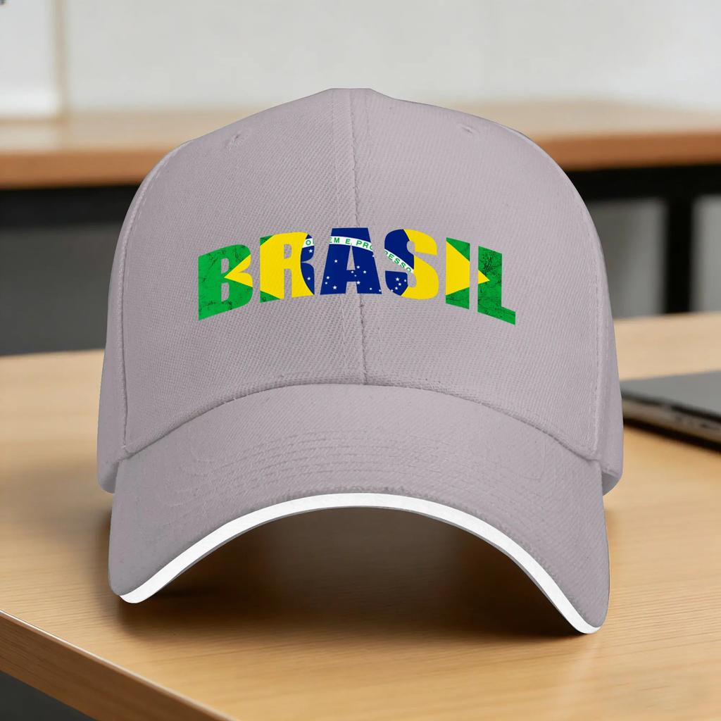 Brasil Brazilian Flag Brazilian Roots Brazilian Pride Casual Baseball Cap Running Hippie Hip Hop Hats Summer Sun Baseball Caps