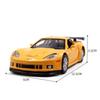 1/36 Chevrolet Corvette C6-R Игрушечная модель автомобиля для детей RMZ CiTY Diecast Racing Миниатюрная коллекция с инерционным механизмом Подарок для мальчиков