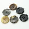 Resin Matte Pattern Double-Sided Buttons Woolen Coat Trench Coat Buttons Formal Suit Pants Buttons
