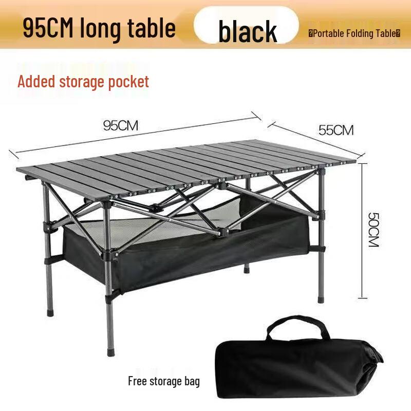 OEING Portable Camping Roll-Up Picnic Table
