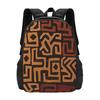 Африканский узор Mudcloth Горячая распродажа Рюкзак Модные сумки Узор Mudcloth Этнический Геометрический Богемный Минимализм Простой Африканский Mud