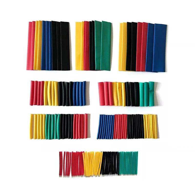 Heat Shrink Tube Kit Insulation Sleeving and Waterproof Solder Ring Terminal Insulated Butt Splices Wire Connectors Assorted Set
