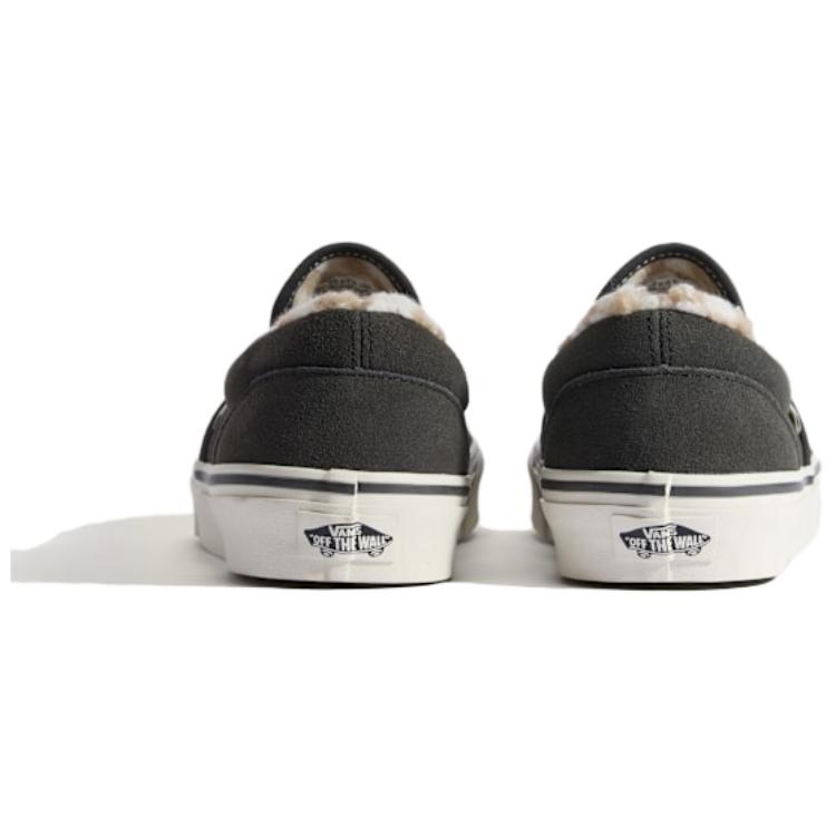 Men's Sneakers Vans CLASSIC SLIP on Skateboard Shoes Unisex Faded Black