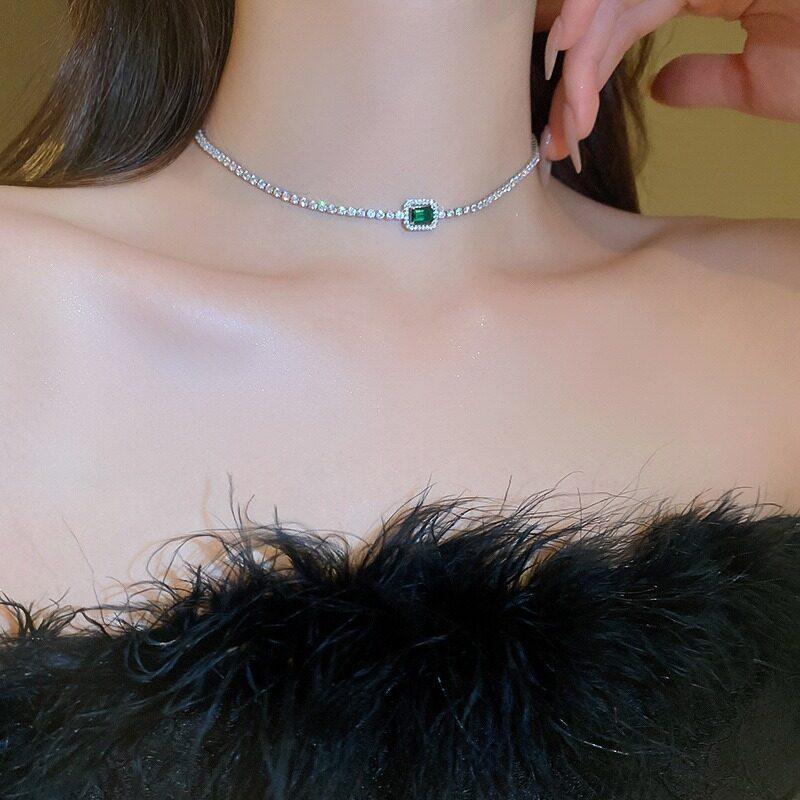 Роскошный браслет из циркона, модное женское квадратное ожерелье из циркона, регулируемый браслет, вечерние ювелирные изделия, подарки