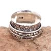 Silver Spinner Ring For Women Four Spinner Ring Fidget Silver Jewelry Ring"9.5"
