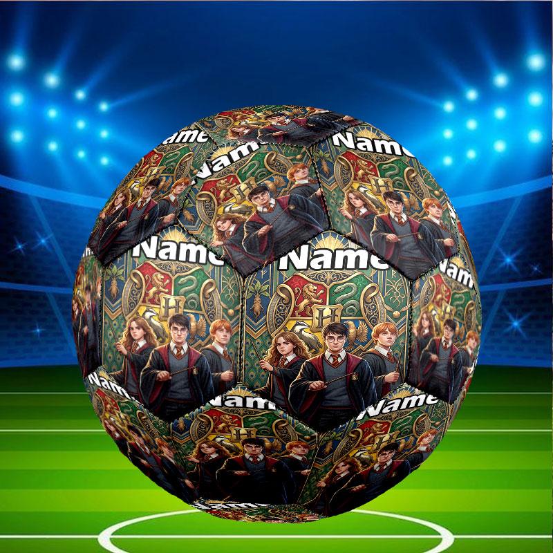 Custom Name Personalized Harry potter Print Size 5 Soccer Ball Training & Match Football, for Team, Kicking, Gift for Football Enthusiasts