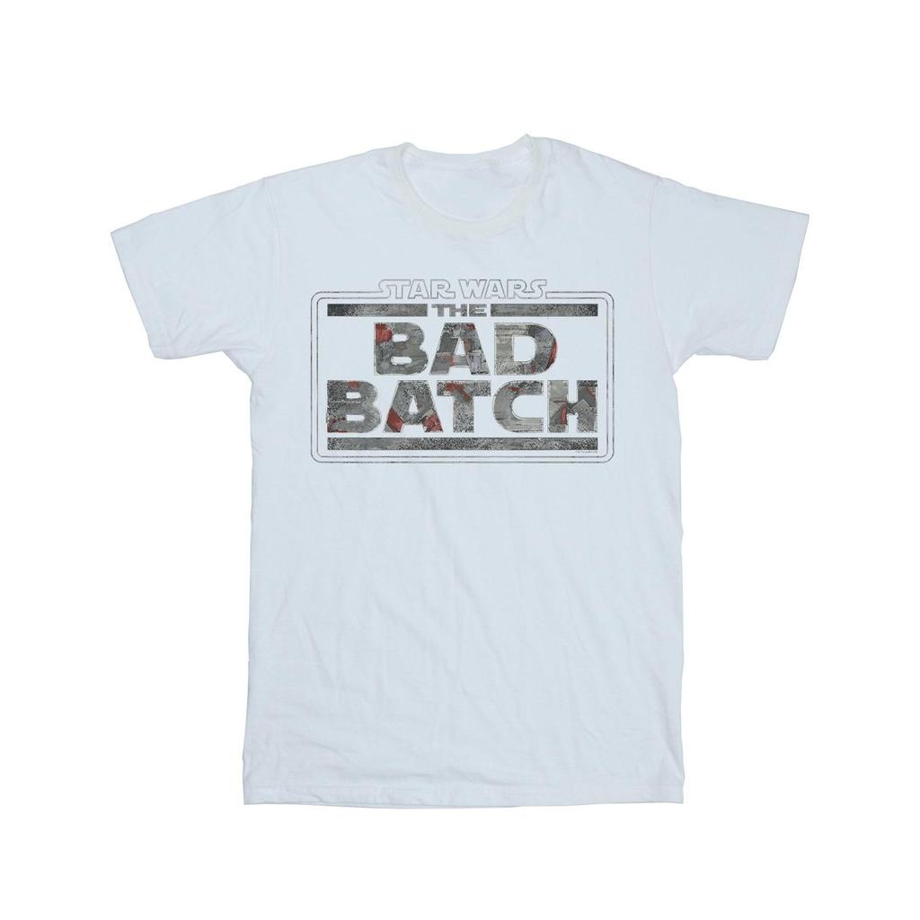 Star Wars Womens/Ladies The Bad Batch Texture Logo Cotton Boyfriend T-Shirt