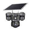 Triple Lens 360° Panoramic HD Solar Camera with WiFi/4G Connectivity