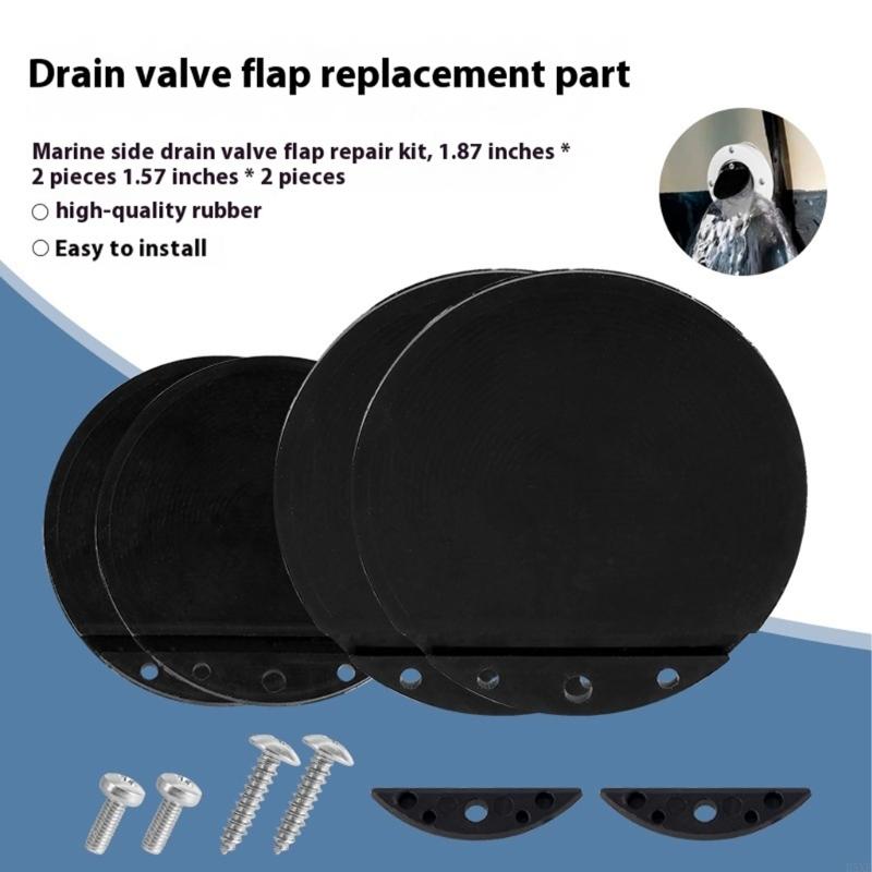 2025 New Boat Drain Valves Flap Repair Rubber Stabilizes Vessel Drainage Efficiency