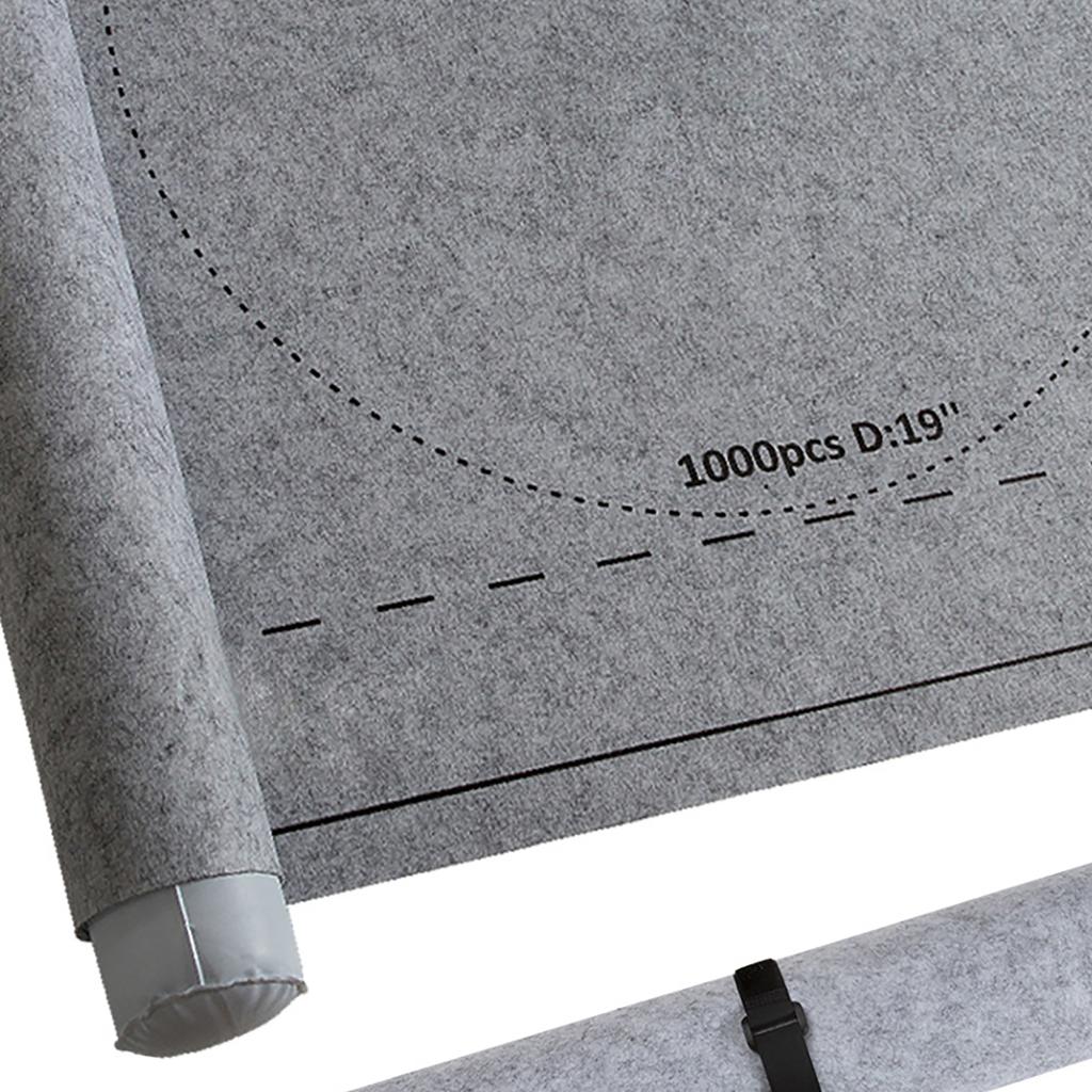 Коврик-рулон для пазлов до 1500/2000/3000 шт. Большой органайзер для хранения пазлов из фетра, одеяло для хранения пазлов, аксессуары