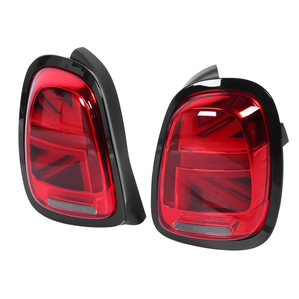 VLAND JCW Union Jack Full LED Tail Lights Red Lens Fits For F55 F56 F57 2014?2020