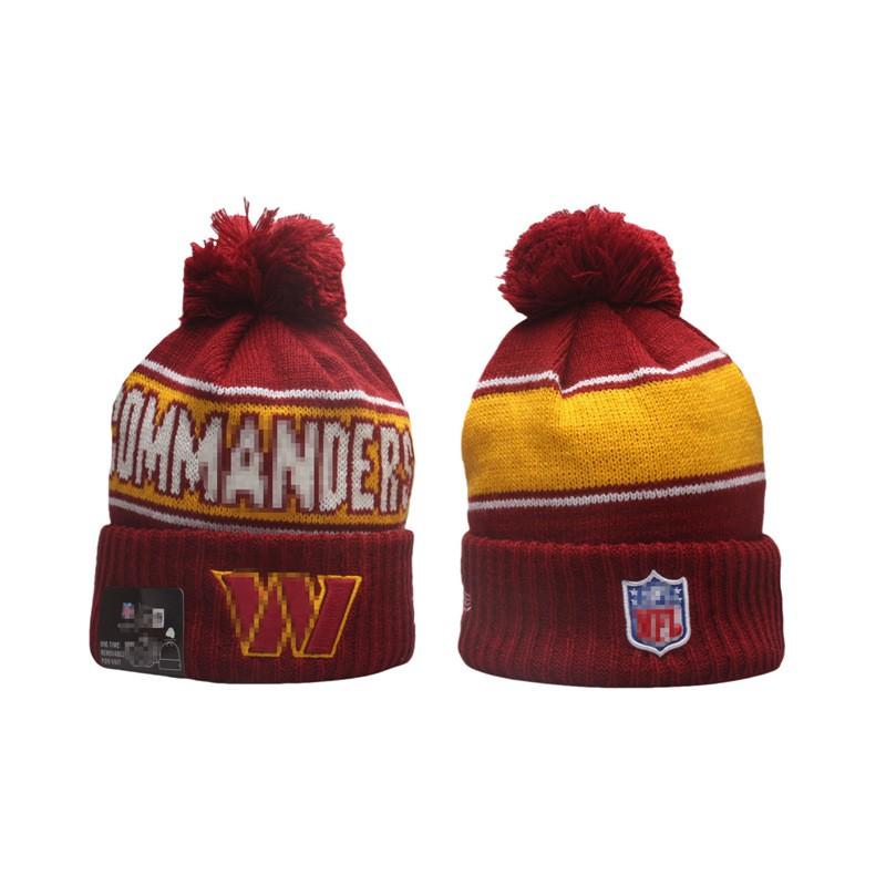 Winter Knit Beanie Men Women - NFL Eagles Cowboys Team Warm Acrylic Hat Adjustable Foldable Reflective