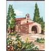 Canvas Kit - Pénélope - House In Provence - 14 X 16 Cm - 100% Cotton - Small Holes