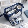 Portable Pen Bag With Large Capacity Pen Holder, Children's Multi-functional Pencil Case