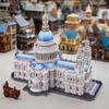 Piececool 3D Знаменитая 3D сборка без клея Коллекция среднего уровня Пазл, Металл, Ст. Собор Святого Павла, Архитектура, Пазл, Требуется, Требуется, 4 звезды