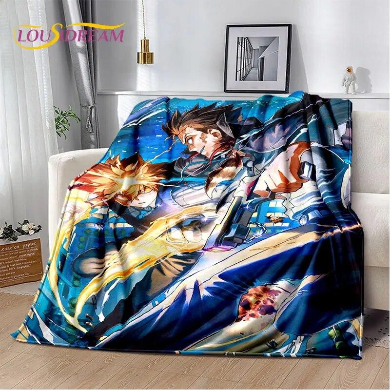 Мягкое плюшевое одеяло в стиле аниме «Учителя Hitman Reborn», фланелевое одеяло для гостиной, спальни, кровати, дивана, чехол для пикника, детское одеяло