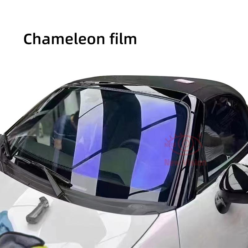 60% Visible Light Auto Front Side Window Foil Chameleon Car Windscreen Tint Film Color Change Sun Solar Sticker Protector