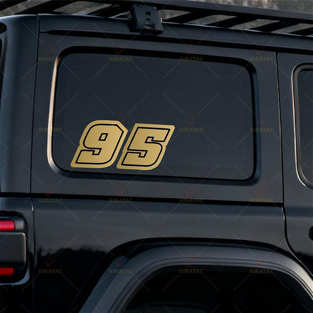 1 шт. Золотые наклейки с номерами для мотоцикла, водонепроницаемые, для бензобака, обтекателя, шлема, окон автомобиля, двери, корпуса скутера, виниловые наклейки