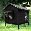 Уличный кошачий домик Палатка для кошек Приют для бездомных на зиму Веранда Патио