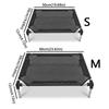 Detachable Breathable Mesh Elevated Dog Bed Chew Proof Waterproof Cat Hammock Moisture-Proof Non-Slip Pet Cat Cot All Seasons