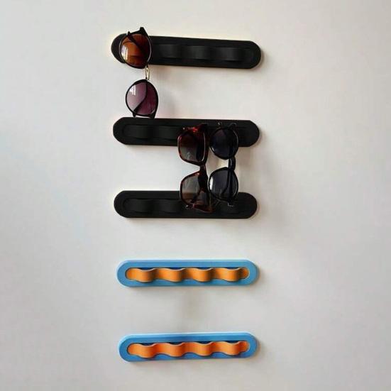 Настенный держатель для очков Самоклеящийся Компактный Органайзер для солнцезащитных очков Стойка-дисплей Вешалка Держатель для хранения нескольких очков