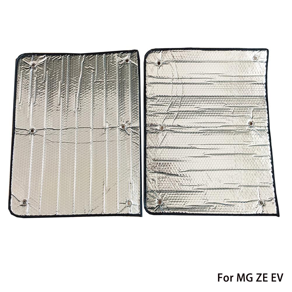 2Pcs Car Sunroof Sunshade Heat Insulation Cover Windscreen Sun Shade Sun Protection Fit for Byd Atto 3 Yuan Plus MG ZE EV