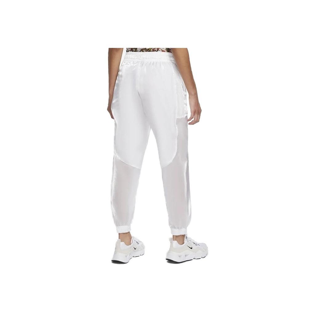 Nike Воздухопроницаемые дышащие штаны-джоггеры женские, белые CU6567-100