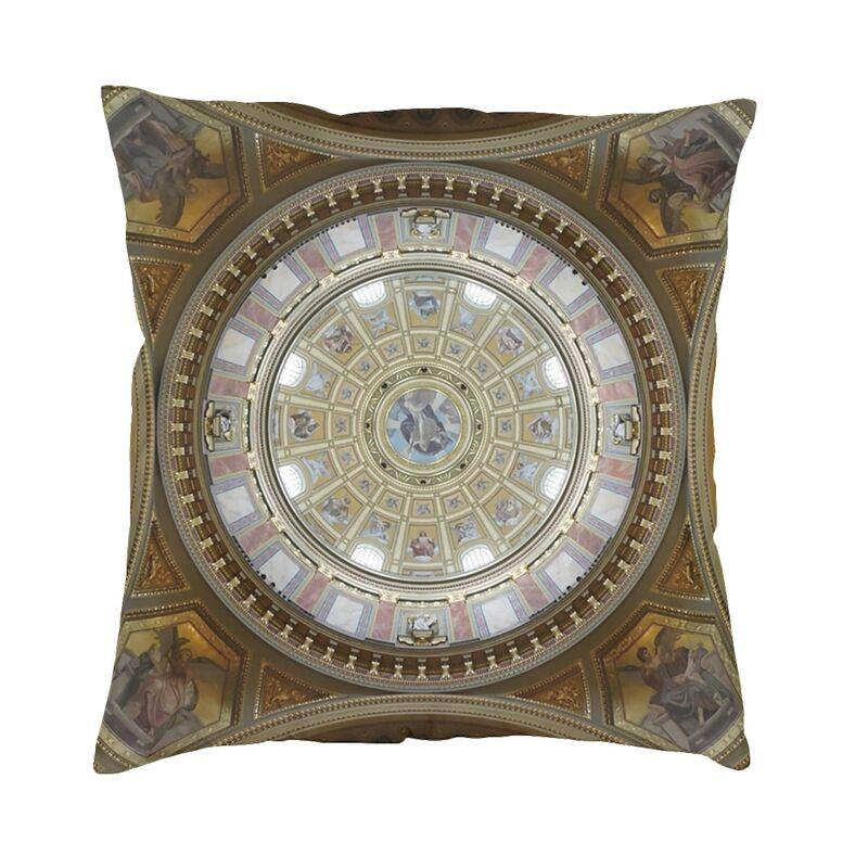Luxury Via Triumphalis Of Saint Benedict Cushion Cover x Soft Baroque Throw Pillow Case Sofa Square Pillowcase Decoration