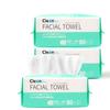 Cleon Extended Edition Facial Towel Cleansing Super 80 Sheets X 3 Large Skin Care Facial Washing Disposable Face Makeup Facial Wiping For Wet and Dry