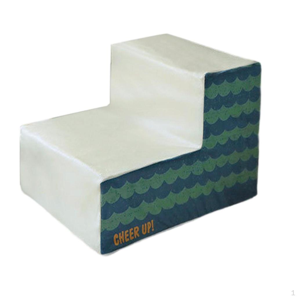 Лестница для собак, противоскользящая, 2-ступенчатая, устойчивая к царапинам крышка лестницы, портативная, съемная, легкая для