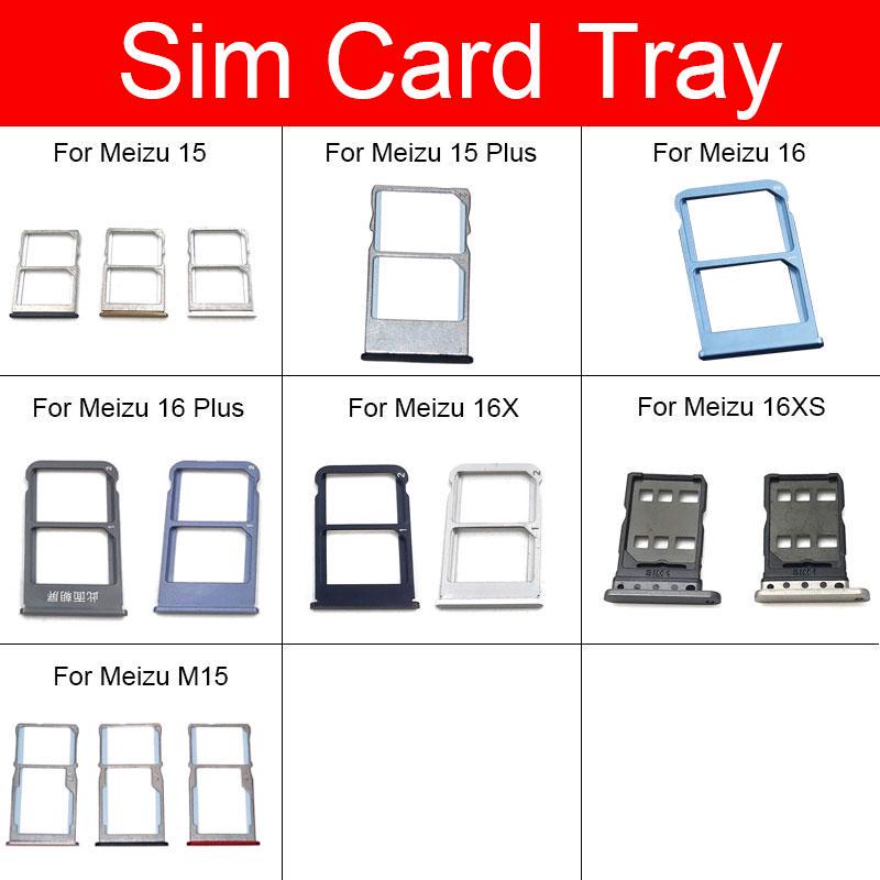 Держатель лотка для слота для SIM-карты для Meizu 15 16X M15 U10 U20 Pro 5 Pro 6 7 M6 M6T M6s, сменный адаптер для слота для SIM-карты