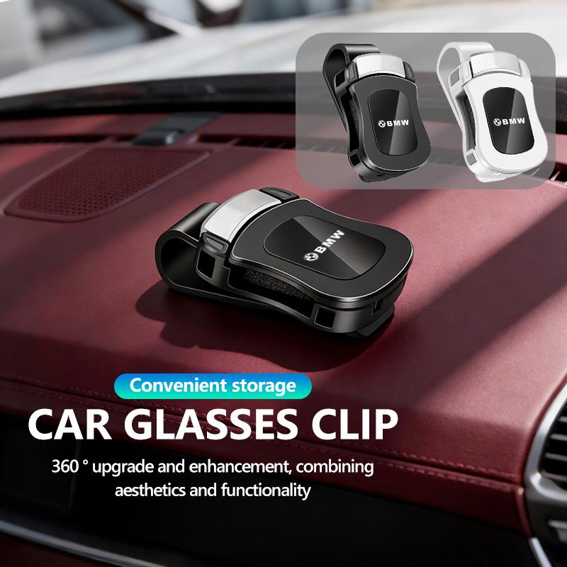 UDWU1 Car Sun Visor Glass Holder Auto Storage Clip Sunglasses Holder For BMW M 1 3 4 5 6 7 Series M3 M6 F01 F02E34 E36 E70 F10 X6 X1