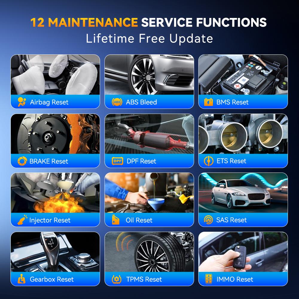 THINKCAR THINKSCAN 662 Bi-directional OBD2 Diagnostic Tool ECM/Transmission/ABS/SRS Diagnosis Scanner 12 Reset Lifetime Free
