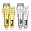 New Hair Clipper Liquid Crystal Full Metal Set Electric Clipper Multi-accessory Storage Package Electric Fader