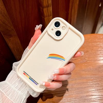 Модный чехол для телефона с граффити и радугой для Realme OPPO Reno VIVO Infinix Tecno Oneplus, полное покрытие камеры, противоударный защитный резиновый мягкий чехол