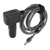 Кабель питания спутниковой антенны постоянного тока для автомобиля 6,5 футов USB-C 36 Вт Быстрая зарядка Адаптер спутникового автомобильного зарядного устройства Поддерживает 12–24 В Прикуриватель