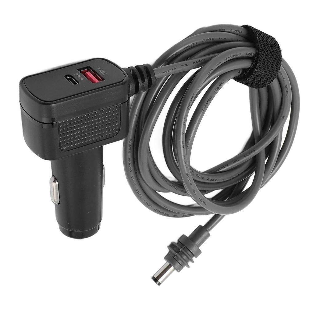 Кабель питания спутниковой антенны постоянного тока для автомобиля 6,5 футов USB-C 36 Вт Быстрая зарядка Адаптер спутникового автомобильного зарядного устройства Поддерживает 12–24 В Прикуриватель