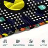 1 шт. Фланелевое одеяло с принтом Pacman, Высококачественное, Удобное для всех сезонов, Декор для дома, Тепло и уют, Идеально для подарков