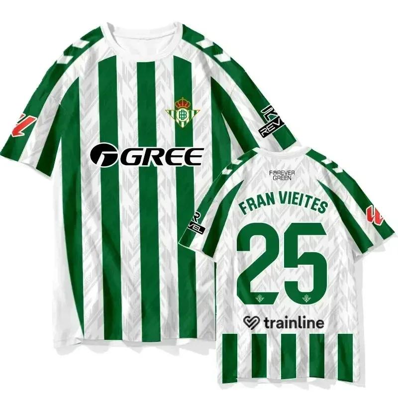 Новая Летняя Футболка для Футбольной Тренировки Игрока Футбольная Форма Взрослые Дети Спортивная Одежда Быстросохнущие Топы Повседневные Футболки Y2K