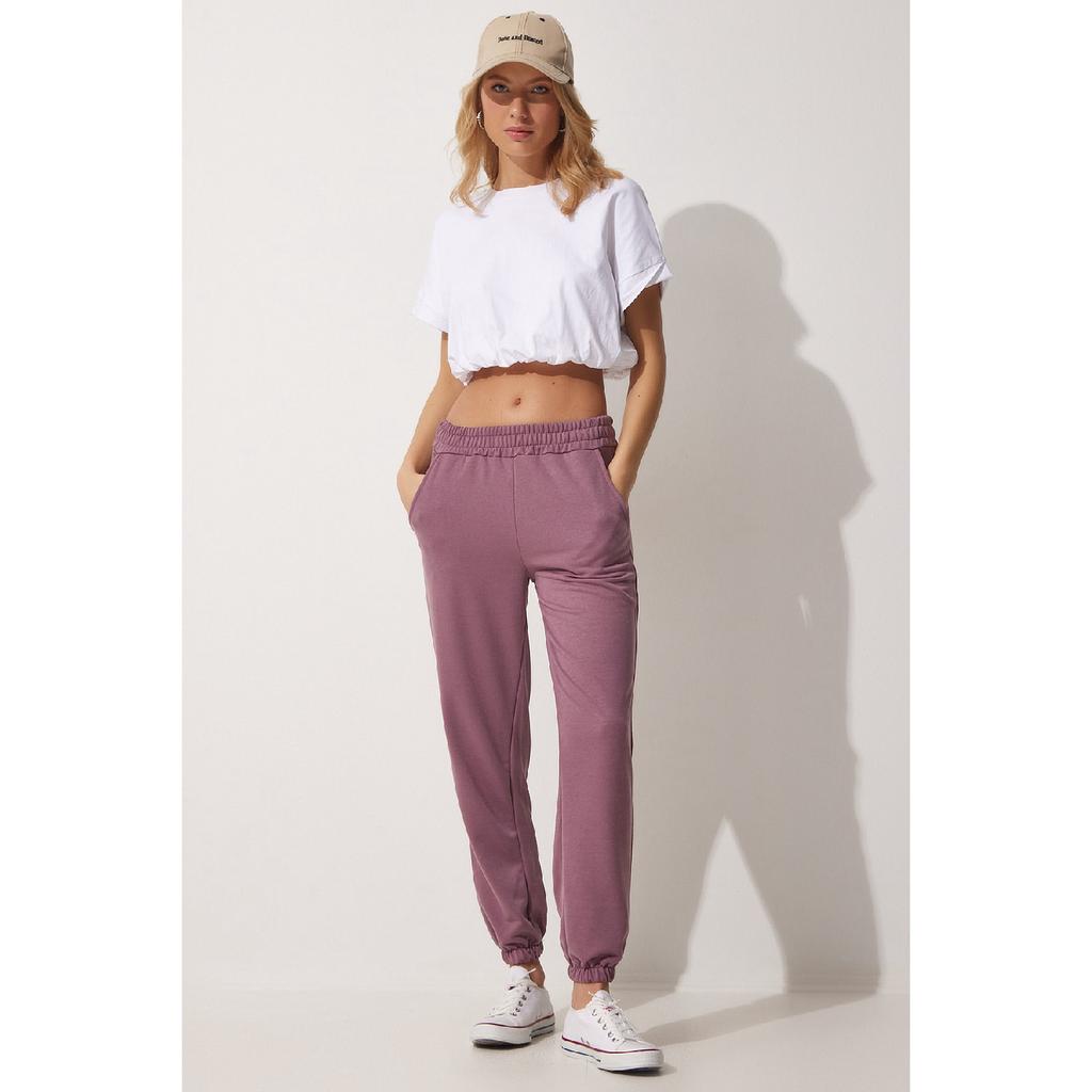 Women's Gray Pocket Sweatpants Cr00327