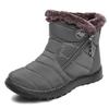 Зимние женские сапоги Удобные женские сапоги Водонепроницаемая женская обувь Обувь на молнии Женские мягкие меховые зимние женские сапоги Botas Mujer