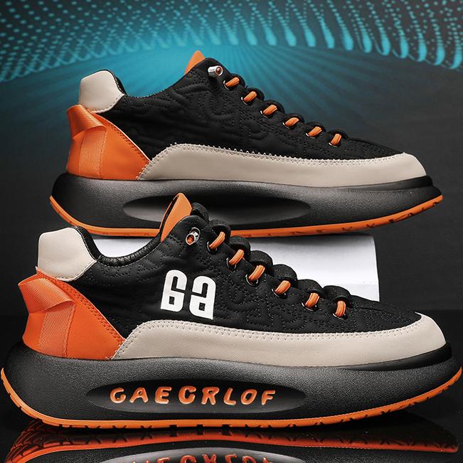 Men's Shoes 2023 Spring Versatile Men's Sports Running Thick Sole Elevated Shoes