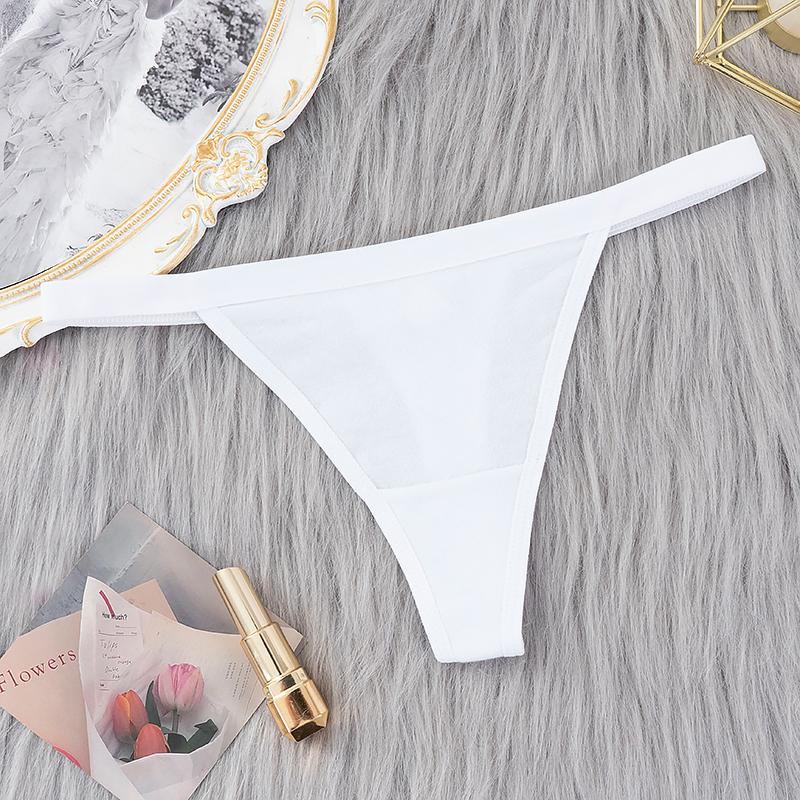 Sexy Women Cotton G String Thongs Low Waist Panties Ladies Seamless Underwear